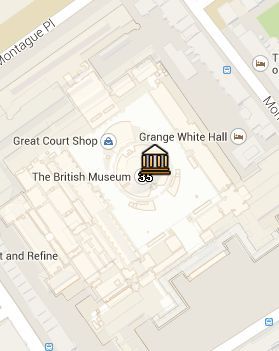 Situación del British Museum en el Mapa de Londres